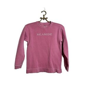 Comfort Colors Youth Seaside Pink Pullover Sweatshirt Size‎ Large